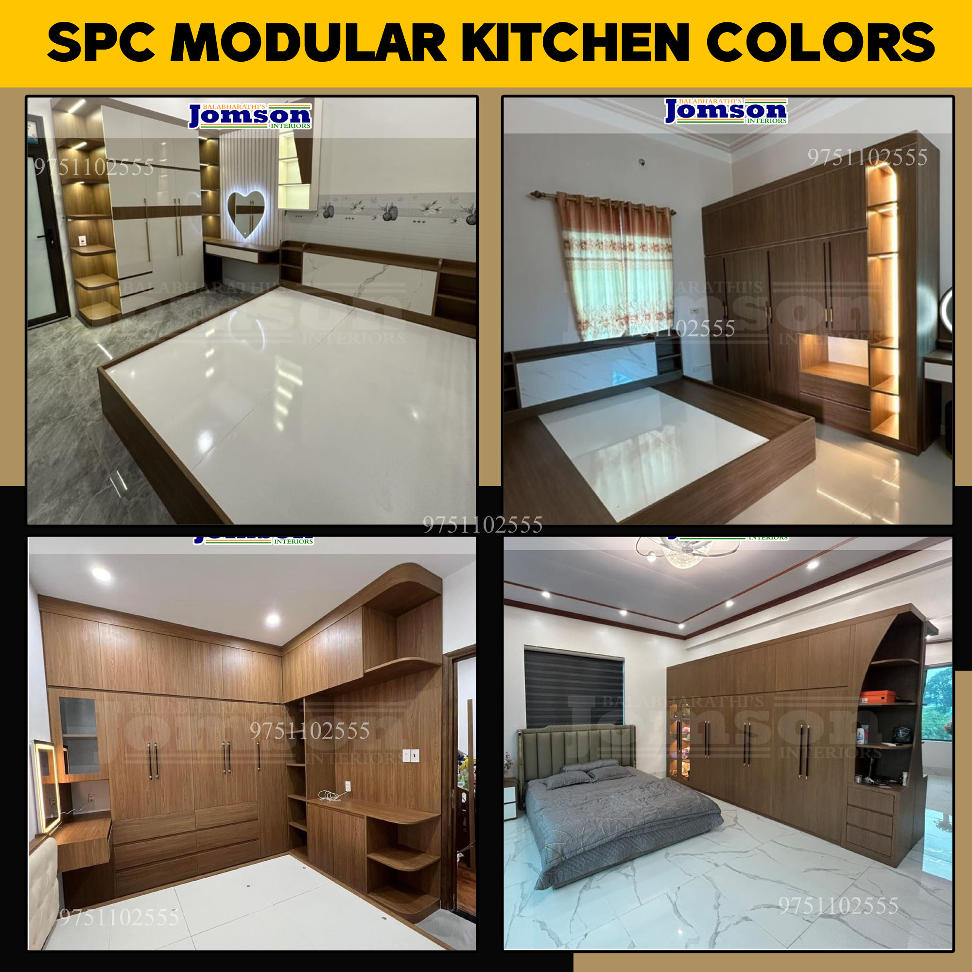 UPVC Modular Kitchen Colors